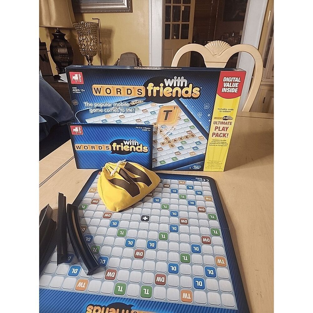 Words with Friends Boardgame by Hasbro - 100% Complete